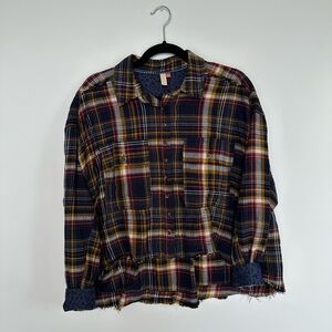 Pilcro cropped plaid shirt |Anthropology SZ (S) Women